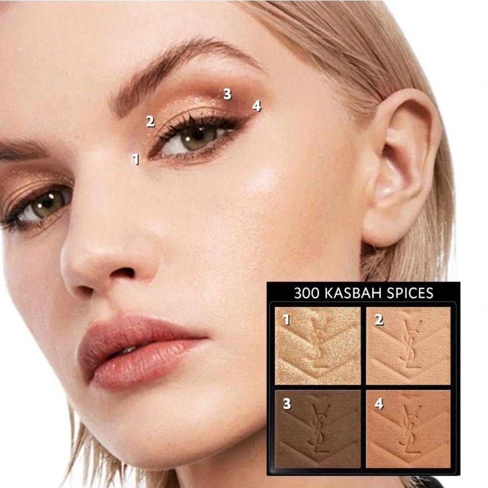 ✨ YSL Couture Mini Clutch Eyeshadow Palette - 300 Kasbah Spices - Picture 4 of 10